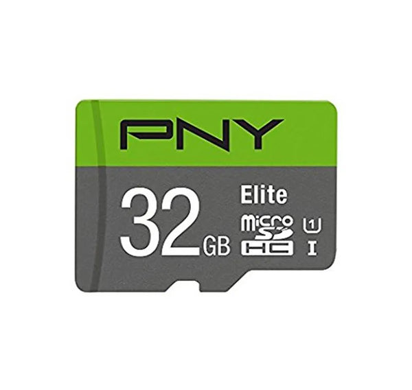 PNY P-SDU32U185EL-GE Elite 32GB Class 10 MicroSDHC UHS-I U1 Memory Card PNY Part Number: P-SDU32U185EL-GE