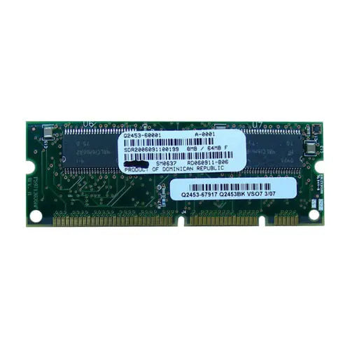 HP Q2453BK 8MB/64MB SDRAM Combo DIMM Memory For LaserJet 4200/4300 HP Part Number: Q2453BK