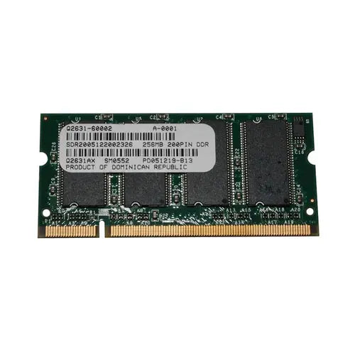 HP Q2631-60002 256MB DDR 200-Pin DIMM Memory For Color LaserJet 6450 HP Part Number: Q2631-60002