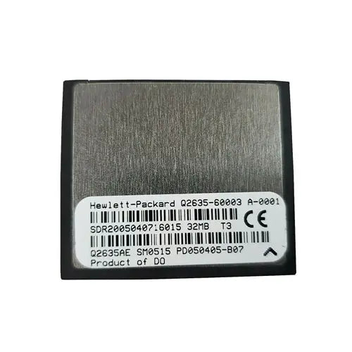 HP Q2635AE 32MB Compact Flash Firmware Memory For LaserJet 4650/9040/9050 Series Multifunction Printer HP Part Number: Q2635AE