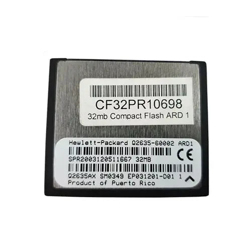 HP Q2635AX 32MB Compact Flash Firmware Memory For LaserJet 4650/9040/9050 Series Multifunction Printer HP Part Number: Q2635AX