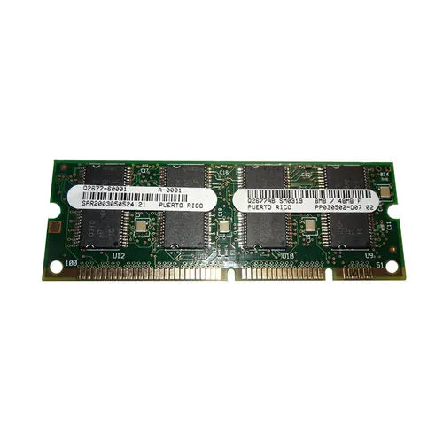 HP Q2677-60001 8MB/48MB DIMM Memory For LaserJet 2300 HP Part Number: Q2677-60001