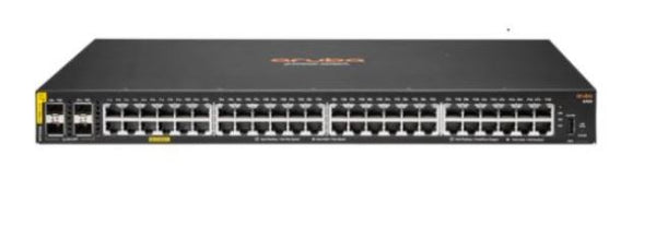 HPE R9Y04-61021 Aruba CX 6100 48-Ports PoE+ 10/100/1000Base-T RJ-45 Gigabit Ethernet + 4-Ports 10GBase-X SFP+ Layer 3 Managed 1U Rack-Mountable Network Switch HPE Part Number: R9Y04-61021