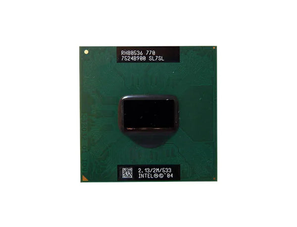 Intel RH80536GE0462M Pentium M 770 Single-Core (1 Core) 2.13GHz 533MHz FSB 2MB L2 Cache Socket PPGA478 Notebook Processor Intel Part Number: RH80536GE0462M