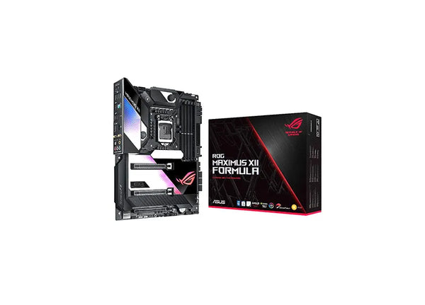 ASUS ROG-MAXIMUS-XII-FORMULA ROG Maximus XII Formula Desktop Motherboard Intel Z490 Chipset Socket LGA-1200 Asus Part Number: ROG-MAXIMUS-XII-FORMULA