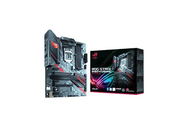 ASUS ROG-STRIX-B460-H-GAMING ROG Strix B460-H GAMING Desktop Motherboard Intel B460 Chipset Socket LGA-1200 Asus Part Number: ROG-STRIX-B460-H-GAMING