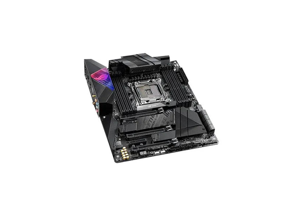 ASUS ROG-STRIX-X299-E-GAMING-II ROG Strix Strix X299-E Gaming II Desktop Motherboard Intel X299 Chipset Socket R4 LGA-2066 Asus Part Number: ROG-Strix-X299-E-Gaming-II