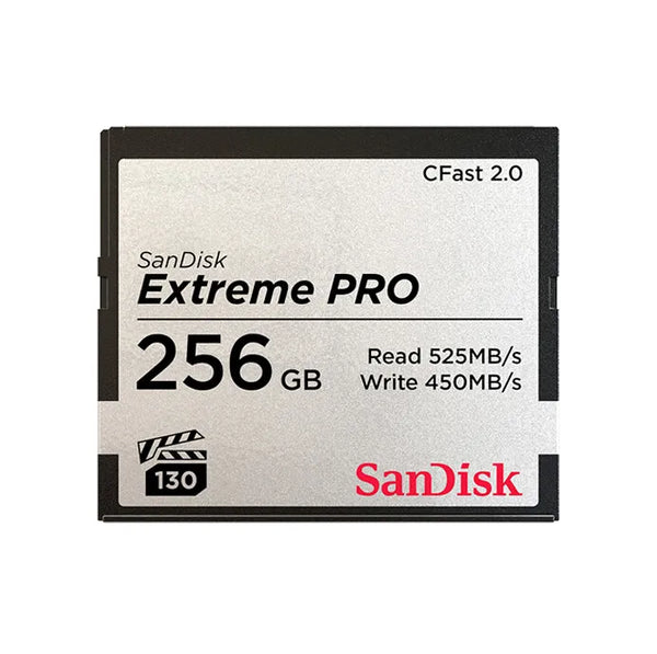 SanDisk SDCFSP-256G-A46D 256GB Extreme Pro CFast 2.0 Memory Card SanDisk Part Number: SDCFSP-256G-A46D