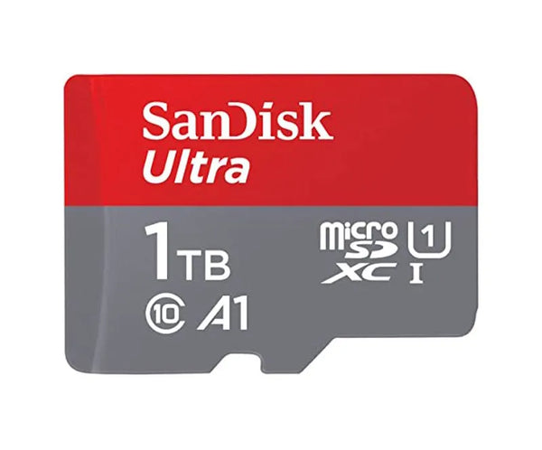 SanDisk SDSQUAC-1T00-GN6MA 1TB Ultra MicroSD Memory Card With SD Adapter SanDisk Part Number: SDSQUAC-1T00-GN6MA
