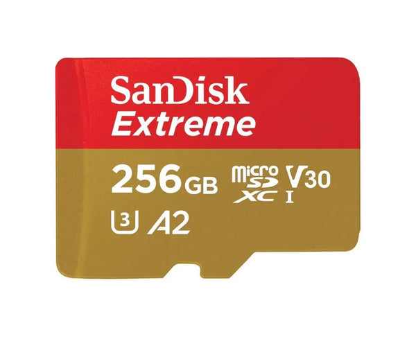 SanDisk SDSQXA1-256G 256GB Extreme MicroSDXC UHS-I Memory Card SanDisk Part Number: SDSQXA1-256G