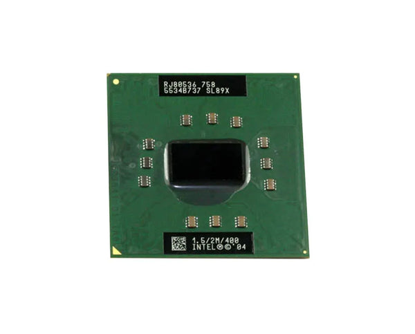 Intel SL89M Pentium M LV 758 Single-Core (1 Core) 1.50GHz 400MHz FSB 2MB L2 Cache Socket H-PBGA479 Notebook Processor Intel Part Number: SL89M