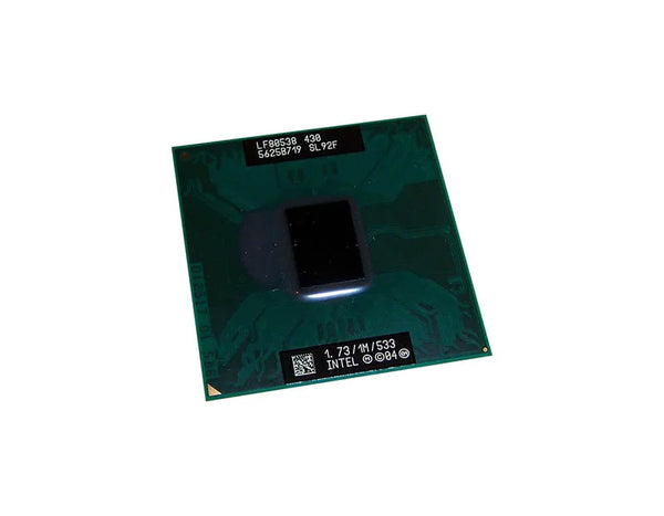 Intel SL92F Celeron M 430 Single-Core (1 Core) 1.73GHz 533MHz FSB 1MB L2 Cache Socket PPGA478 Processor Intel Part Number: SL92F