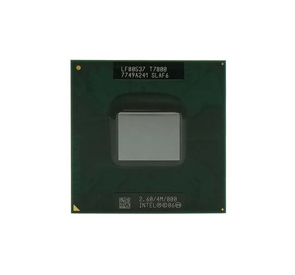 Intel SLAF6 Core 2 Duo T7800 Dual-Core (2 Core) 2.60GHz 800MHz FSB 4MB L2 Cache Socket PBGA479 Processor Intel Part Number: SLAF6