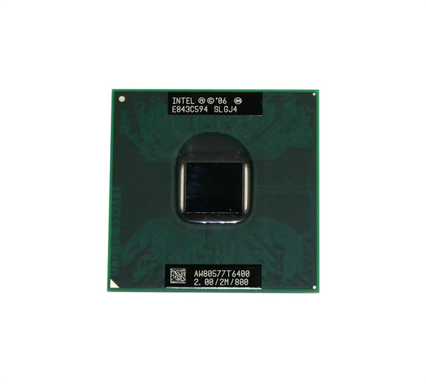 Intel SLGJ4 Core 2 Duo T6400 Dual-Core (2 Core) 2.00GHz 800MHz FSB 2MB L2 Cache Socket PGA478 Processor Intel Part Number: SLGJ4