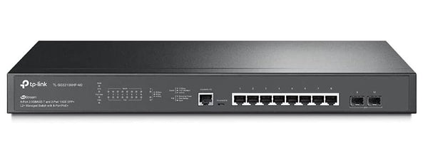 Tp-Link TL-SG3210XHP-M2 JetStream 8 X Ports PoE+ 2.5Base-T + 2 X Ports SFP+ Layer 2+ Managed Gigabit Ethernet Network Switch TP-LINK Part Number: TL-SG3210XHP-M2