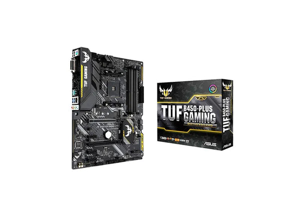 ASUS TUF-B450-PLUS-GAMING Desktop Motherboard AMD B450 Chipset Socket AM4 Asus Part Number: TUF-B450-PLUS-GAMING
