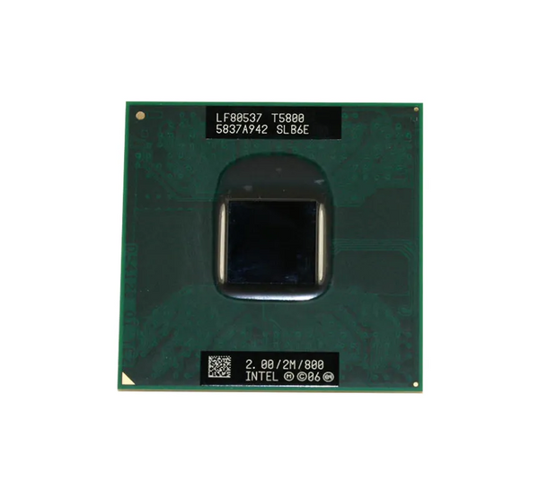 Dell U954H 2.00GHz 800MHz FSB 2MB L2 Cache Intel Core 2 Duo T5800 Mobile Processor Dell Part Number: U954H