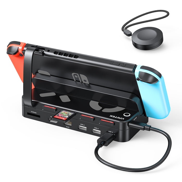 Gaming Docking Station with Remote – Multi-Device Console & Laptop Dock Hub for Gamers & Streamers