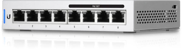 Ubiquiti US-8-60W-5 UniFi 8-Port Gigabit PoE Compliant Managed Switch (5-Pack) Ubiquiti Part Number: US-8-60W-5