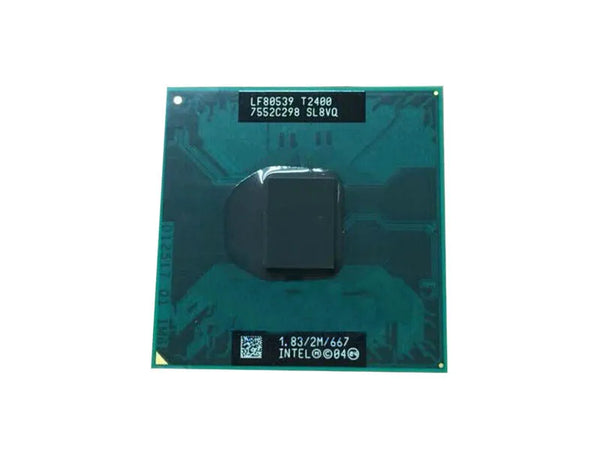 Dell UY462 1.83GHz 667MHz FSB 2MB L2 Cache Socket PPGA478 Intel Core Duo T2400 Dual-Core (2 Core) Processor Dell Part Number: UY462