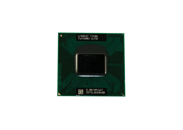 Dell UY477 2.00GHz 667MHz FSB 4MB L2 Cache Socket PBGA479 / PPGA478 Intel Core 2 Duo T7200 Dual-Core (2 Core) Processor Dell Part Number: UY477