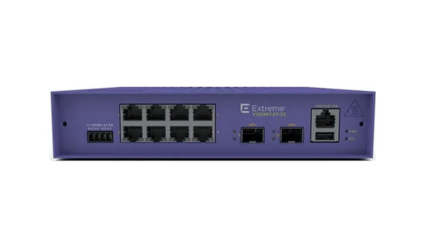 Extreme Networks V300HT-8T-2X 8 X 10/100/1000GBASE-T High-Temperature 8-Port Edge Switch Extreme Networks Part Number: V300HT-8T-2X