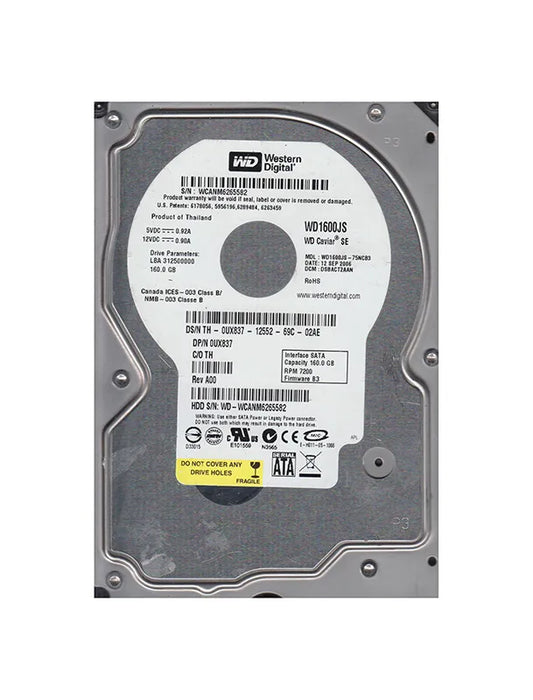 WD1600JS-75NCB3