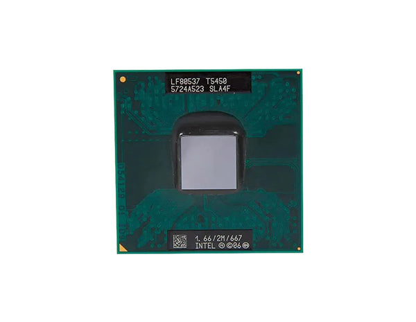 Dell WK070 1.66GHz 667MHz FSB 2MB L2 Cache Socket PPGA478 Intel Core 2 Duo T5450 Dual-Core (2 Core) Processor Dell Part Number: WK070