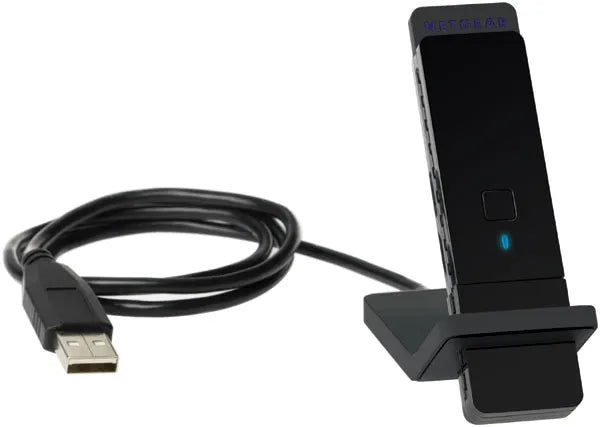 Netgear WNA3100-100PES WNA3100 IEEE 802.11n (Draft) Wi-Fi Adapter USB 300Mbps Netgear Part Number: WNA3100-100PES