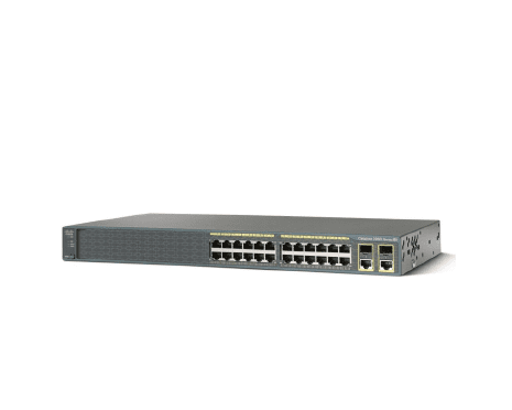 Cisco WS-C2960-24TC-L Catalyst 2960 24-Port 10/100 Managed Switch – 2 Gigabit Uplinks WS-C2960-24TC-L