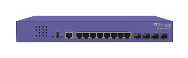 Extreme Networks X435-8T-4S X435 8-Port Switch With 4 X 1G/2.5G SFP Ports Extreme Networks Part Number: X435-8T-4S