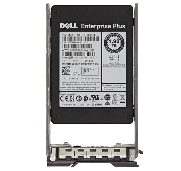 HPE 765289-002 400GB SAS 12Gb/S Hot Pluggable Write Intensive Mainstream Endurance SFF 2.5-Inch Solid State Drive With Hot Pluggable Smart Carrier For ProLiant BL660c Gen9