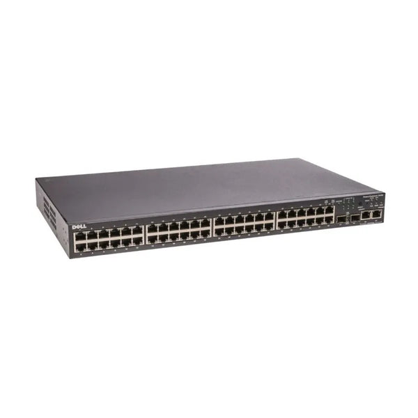 Dell YJ330 PowerConnect 3400 Series 3448P 48xPorts PoE 10/100Base-T + 2xSFP Ports Layer2 Managed 1U Fast Ethernet Switch Dell Part Number: YJ330