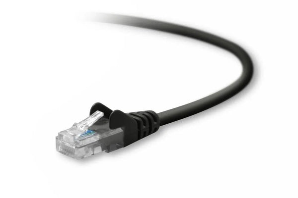 Belkin A3L791 - 02 - BLK - S 2FT Cat5e Ethernet Patch Cable (Black) - G5 Network GroupNetwork Cables