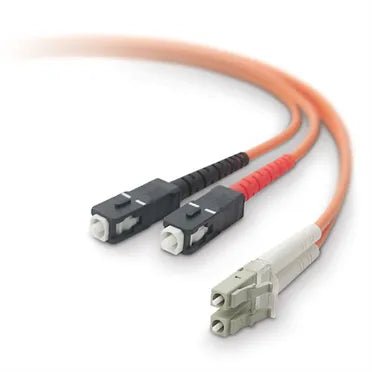 Belkin F2F402L7 - 05M 5m Duplex Fiber Optic Cable Mmf Lc/Sc 50/125 Rohs - G5 Network GroupNetwork Cables