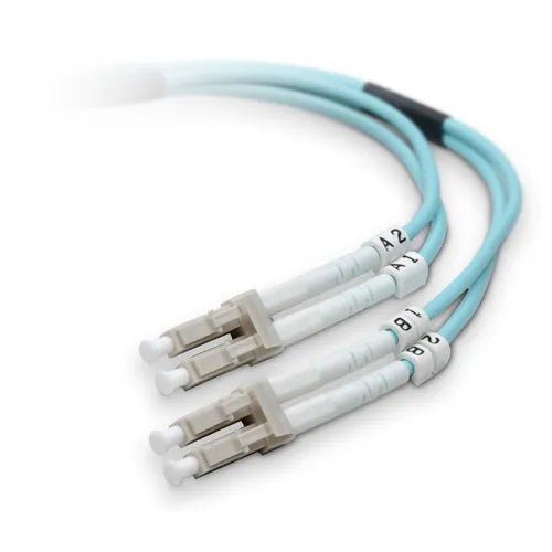 Belkin F2F402LL - 30M - G Fiber Optic Patch Cable LC Male LC Male 98.43ft Aqua - G5 Network GroupNetwork Cables