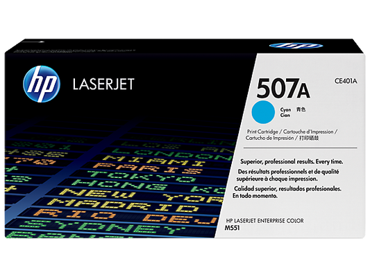 HP 507A Cyan Original LaserJet Toner Cartridge (CE401A) – High-Quality, Reliable Printing