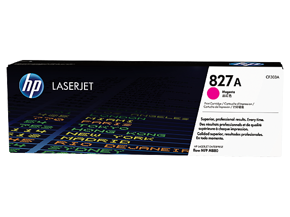 HP 827A Magenta Original LaserJet Toner Cartridge (CF303AC) – High-Yield, Vivid Color Printing