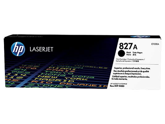 HP 827A Black Original LaserJet Toner Cartridge (CF300A) – High-Yield & Professional Quality