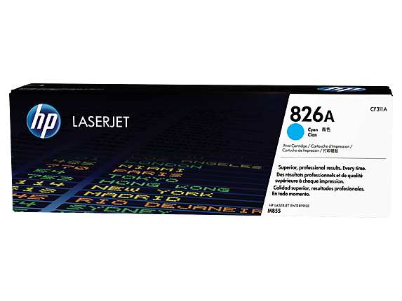 HP 826A Cyan Original LaserJet Toner Cartridge (CF311A) – High-Yield, Vibrant Color Printing