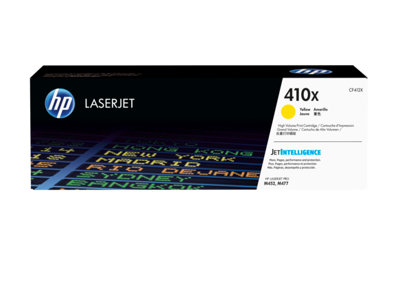 HP 410X High Yield Yellow Original LaserJet Toner Cartridge (CF412XC) – Long-Lasting, Vivid Prints