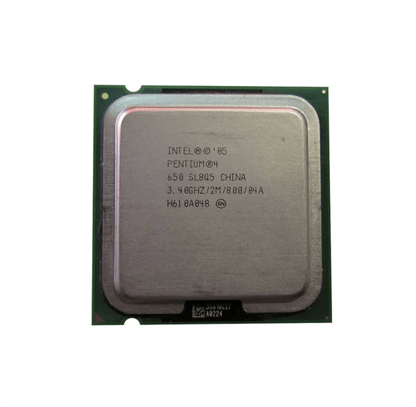 Dell F7146 3.40GHz 800MHz FSB 2MB L2 Cache Socket PLGA775 Intel Pentium 4 650 Single - Core (1 Core) Processor Dell Part Number: F7146 - G5 Network GroupDesktop Processors