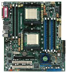 ASUS K8N-DL E-ATX Server Motherboard | Socket PGA940 | NVIDIA nForce4 Chipset | Supports AMD Opteron | 6x DDR DIMM