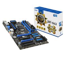 MSI Z87-G43 ATX Motherboard – LGA1150, Intel Z87 Chipset, DDR3 Support