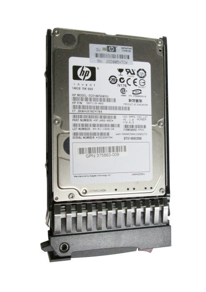 Part No: EG0146FAWHU - HP 146GB 10000RPM 6g SAS 2.5-inch Hard Drive with Tray