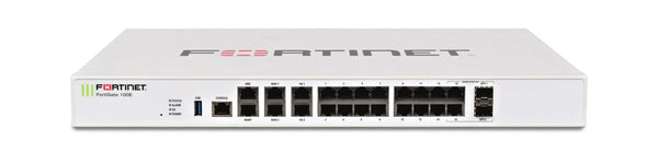 Fortinet FG - 100E - BDL - 900 - 24 FortiGate 100E RJ45 20 X Ports 1000Base - X 1000Base - T + SFP X 2 Manageable 1U GigE Firewalls Fortinet Part Number: FG - 100E - BDL - 900 - 24 - G5 Network GroupNetwork Security & Firewall Devices