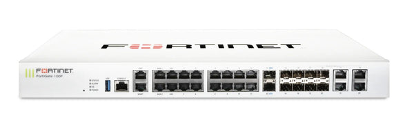 Fortinet FG - 101F - BDL - 811 - 12 FortiGate RJ - 45 22 X Ports 2 X WAN Ports 16 X Switch Ports 4 SFP Port 2x 10 GE SFP+ Firewall Fortinet Part Number: FG - 101F - BDL - 811 - 12 - G5 Network GroupNetwork Security & Firewall Devices