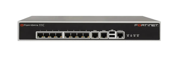 Fortinet FG - 111C - BDL - G - 950 - 24 FortiGate 111C RJ - 45 2 X Ports 1000Base - T + 8 X Ports 100Base - TX GE Firewall Appliances Fortinet Part Number: FG - 111C - BDL - G - 950 - 24 - G5 Network GroupNetwork Security & Firewall Devices