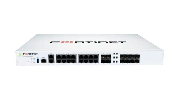 Fortinet FG - 200F - USG - BDL - 950 - 36 FG 18 X Port GE RJ45 8x SFP 2x SFP+ 1000Base - T 1000Base - X 1U Firewall 3 Yr 24x7 FC/FG UTP Fortinet Part Number: FG - 200F - USG - BDL - 950 - 36 - G5 Network GroupNetwork Security & Firewall Devices