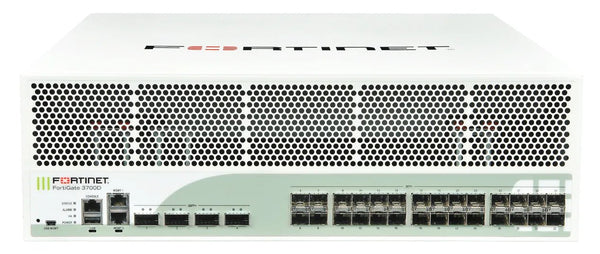 Fortinet FG - 3700D - BDL - 964 - 36 FortiGate 3700D 4x 40 GE QSFP+ Slots, 28x 10 GE SFP+ Slots, 2x GE RJ - 45 NetworkSecurity/Firewall Fortinet Part Number: FG - 3700D - BDL - 964 - 36 - G5 Network GroupNetwork Security & Firewall Devices